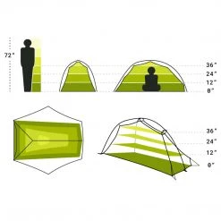 CAMP & HIKE Nemo Hornet 2-Person Camping Tent