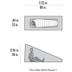 MSR Thru-Hiker Mesh House 1-person Camping Tent