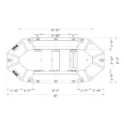 Star Inflatables Select Eastern Star 13 Self-Bailing Raft