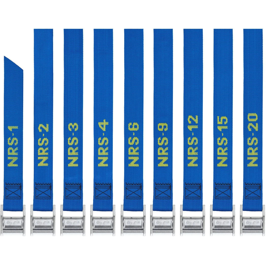 NRS 1.5" Heavy Duty Tie Down Strap 2 Pack 3 NRS 1.5" Heavy Duty Tie Down Strap 2 Pack