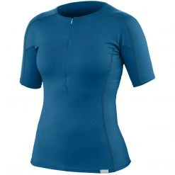 NRS Women's H2Core Rashguard Short Sleeve Shirt KAYAK