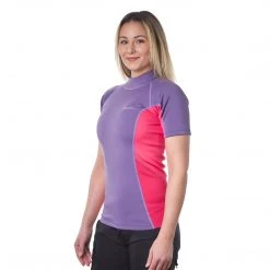 Level 6 Level Six Women's Sombrio Short Sleeve Neoprene Rashguard